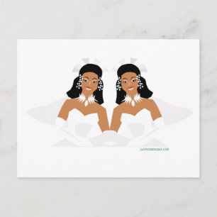 2 Brides Ethnic Vykort
