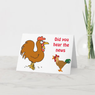 2 CHICKENS SOM KLUCKERAR DERAS ÖNSKEMÅL=ÖMSESIDIG KORT