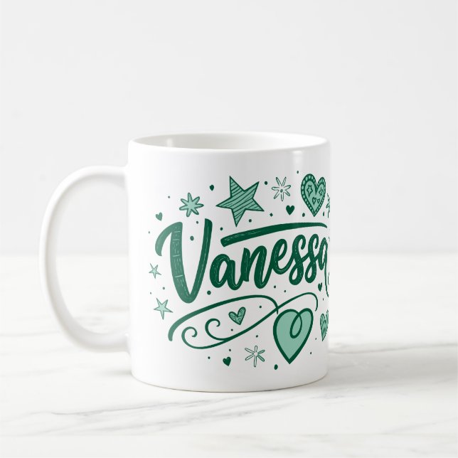 2 Color Vanessa 3 Kaffemugg (Vänster)
