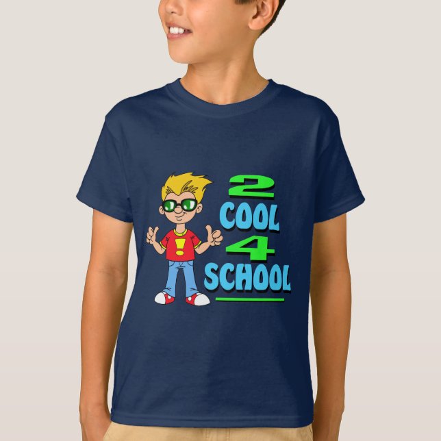 2 coola 4 skolar t-shirt (Framsida)
