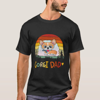 2 Corgi Pappa Corgi T Shirt
