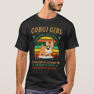 2 Corgi Själens En Häxa Corgi T Shirt