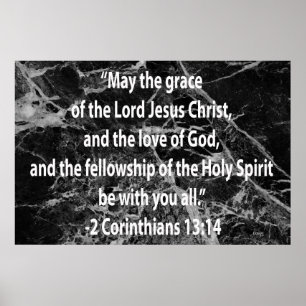 2 Corinthians13:14 Poster