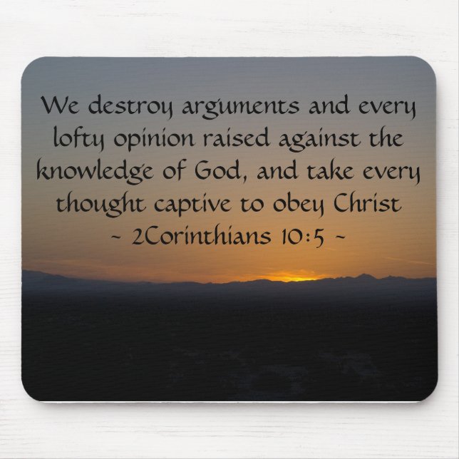 2 Corinthians 10:5 Musmatta (Framsidan)