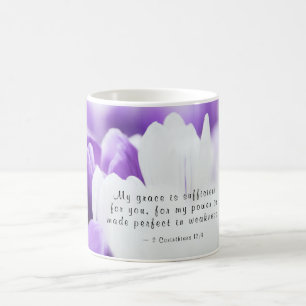 2 Corinthians 12:9 Min höghet räcker för dig Kaffemugg