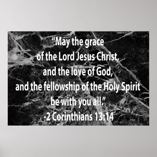 2 Corinthians 13:14 Poster (Framsidan)