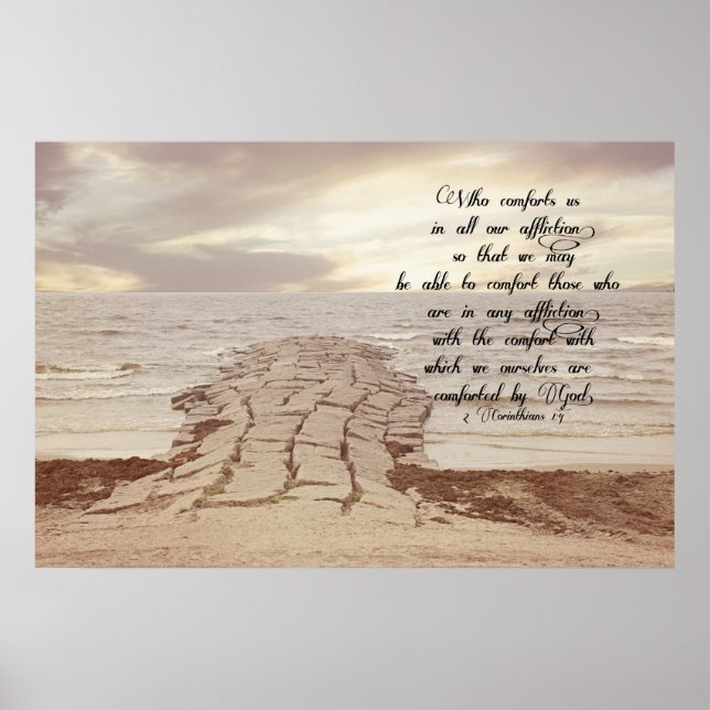 2 Corinthians 1:4 Poster (Framsidan)