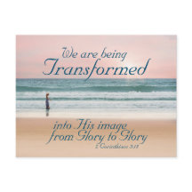 2 Corinthians 3:18 omvandlat till hans bild