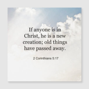 2 Corinthians 5:17, Bible verse