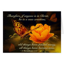 2 Corinthians 5:17 Om någon är i Kristus, kort