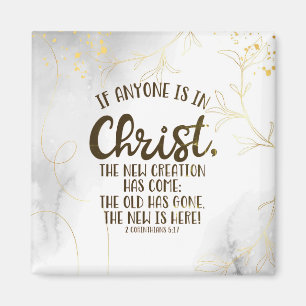 2 Corinthians 5:17 om någon är i Kristus Magnet