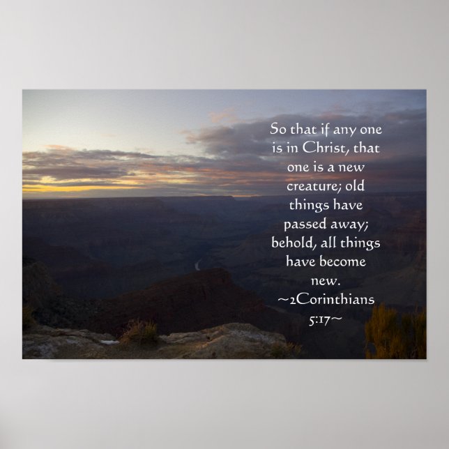 2 Corinthians 5:17 Poster (Framsidan)