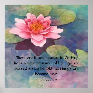 2 Corinthians 5:17 Poster