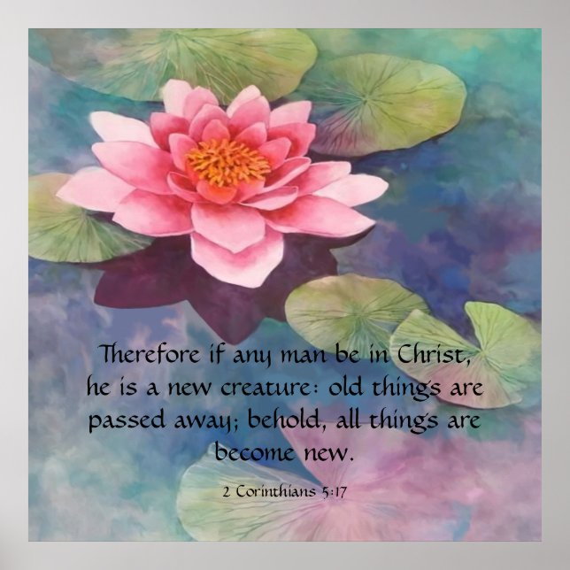 2 Corinthians 5:17 Poster (Framsidan)