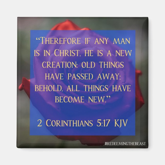 2 Corinthians 5:17 Redeeming the Beast Magnet (Framsidan)