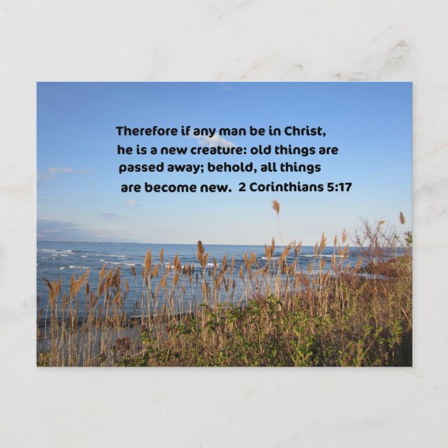 2 Corinthians 5:17 Vykort (Framsida)
