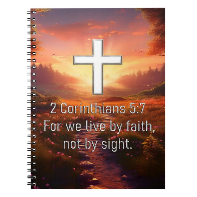 2 Corinthians 5:7 Anteckningsbok (Framsidan)