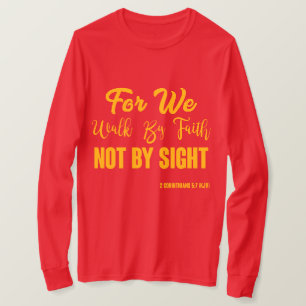 2 Corinthians 5:7 Bible Verse KJV Quote Manar T Shirt
