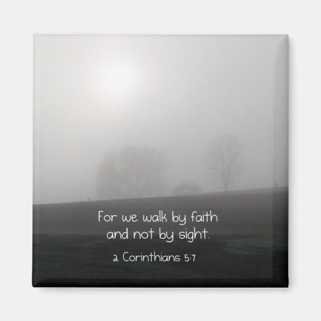 2 Corinthians 5:7 Magnet (Framsidan)
