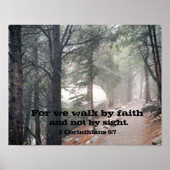 2 Corinthians 5:7 Poster (Framsidan)