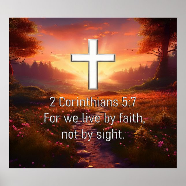 2 Corinthians 5:7 Poster (Framsidan)