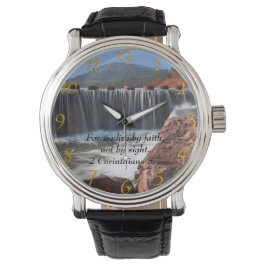 2 Corinthians 5:7 Stepping Stones Armbandsur