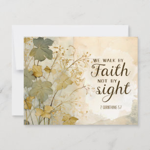 2 Corinthians 5:7 Vi går förbi Faith Bible Flat Ca