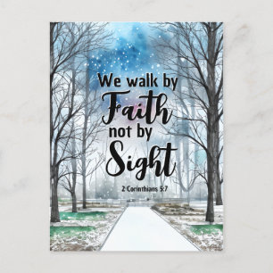 2 Corinthians 5:7 Walk by Faith Not by Sight Vykort