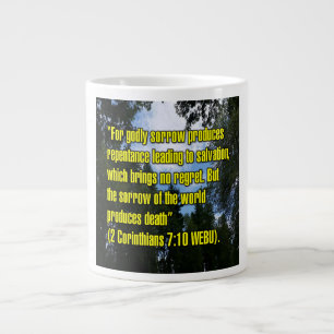 2 Corinthians 7:10 WEBU Mugg Jumbo Mugg