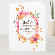2 Corinthians 9:8 Gud kan göra nåd över.