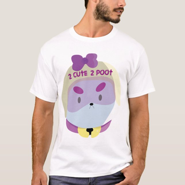 2 CUT2 POOT Bee and Puppycat Vector Art T Shirt (Framsida)