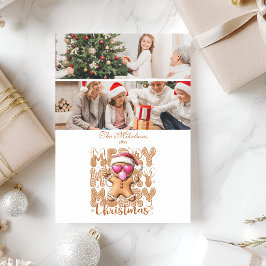 2 Cute Gingerbread  Merry Christmas  Julkort