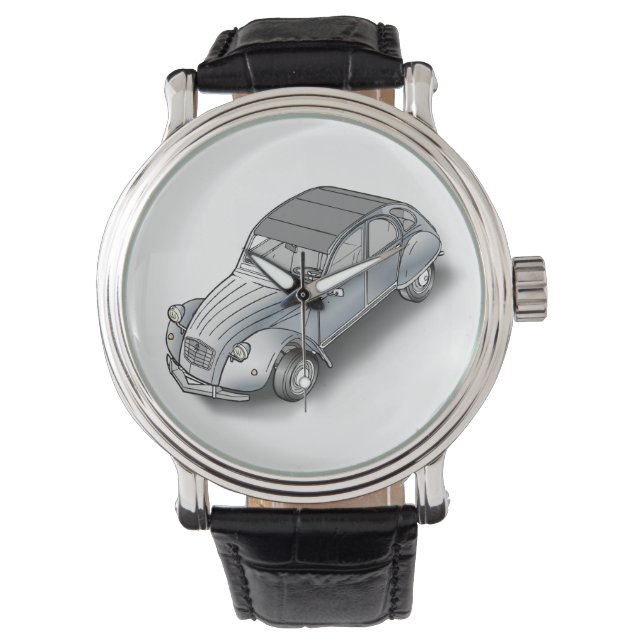 2 CV Citroen Watch Armbandsur (Framsida)