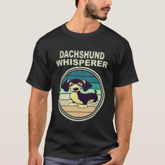 2 Dachshund Viskaren Vintage T Shirt