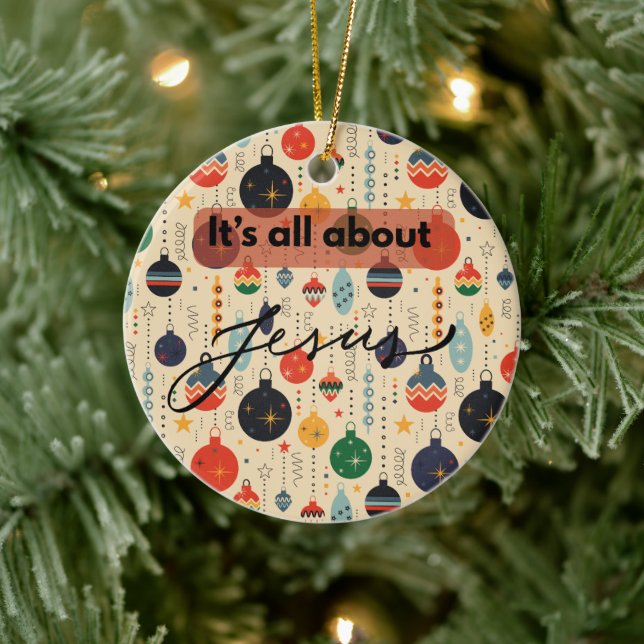 #2 Det handlar om Jesus – jul Julgransprydnad Keramik (Träd)