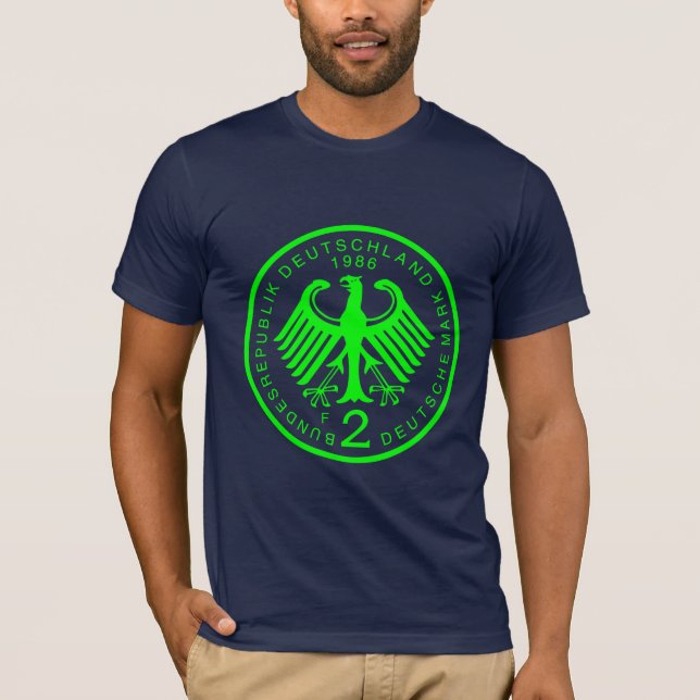 2 Deutsche Marks_Green T-shirt (Framsida)