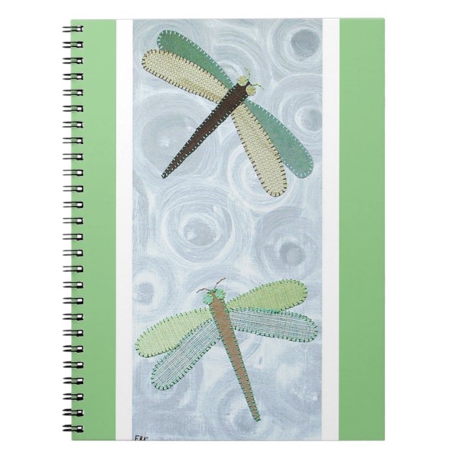 2 Dragonflies #1 Anteckningsbok (Framsidan)
