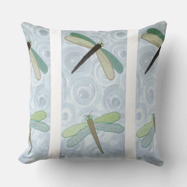 2 Dragonflies #1 Kudde (Framsida)