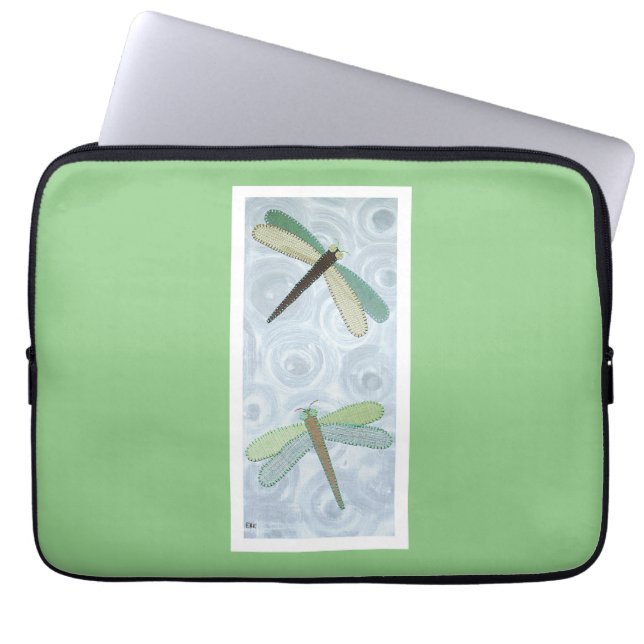 2 Dragonflies #1 Laptop Fodral (Framsidan)