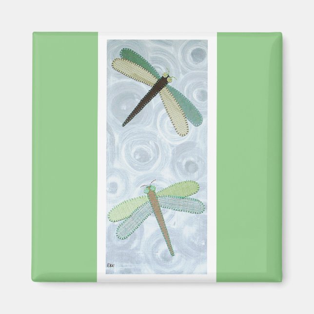 2 Dragonflies #1 Magnet (Framsidan)