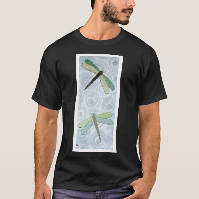 2 Dragonflies #1 T Shirt (Framsida)