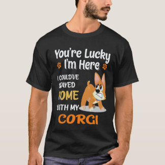 2 Du är Lucky Corgi T Shirt