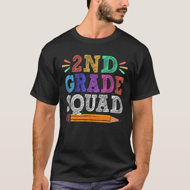 2:e andra Klass-torglärare Student Lusnyj bakåt T Shirt (Framsida)
