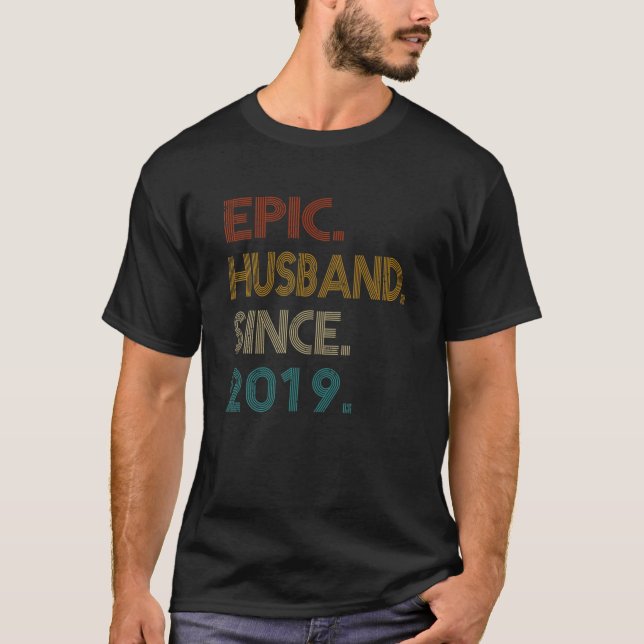 2:e Bröllop-årsdagen av Gift Him - Epic Make Si T Shirt (Framsida)