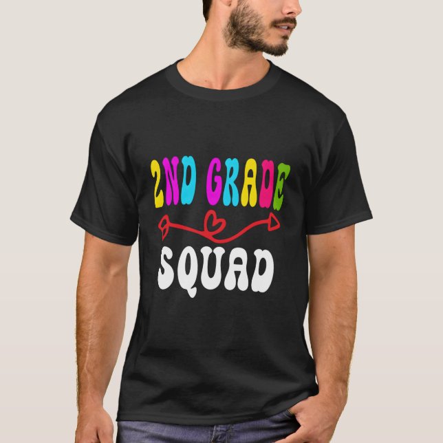 2:e Klass-torget Back to school andra Klass-teache T Shirt (Framsida)