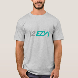 2 EZY manar grönt & grått logotyp t-shirt