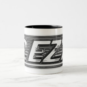 2 EZY-manar, tydlig kromeffekt mugg