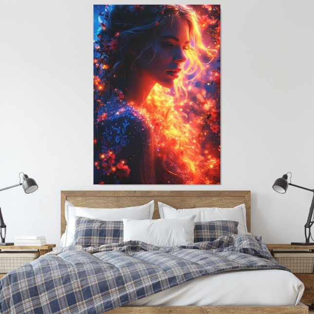 #2 Fantasivärld Canvastryck (Insitu (sovrum))