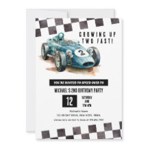 2 Fast Tävling-bil 2:a födelsedag Party