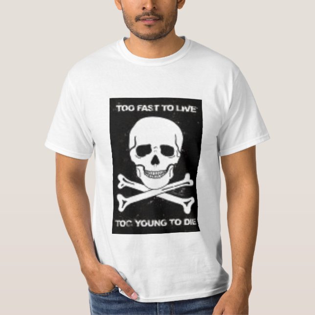2 fastar levande 2 tee shirt (Framsida)